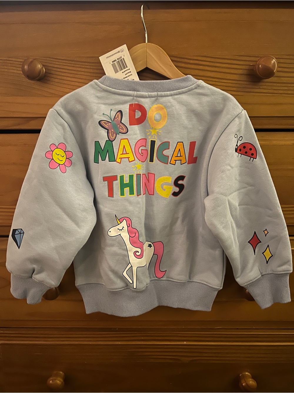 Light Blue Lola + the boys sweatshirt